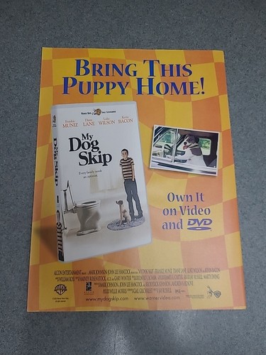 Dog skip movie print - my,